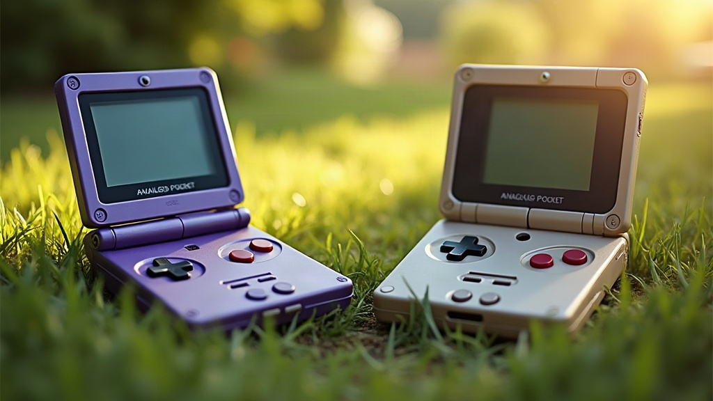 Analogue Pocket vs GBA SP AGS-101 for Outdoor Summer Gaming