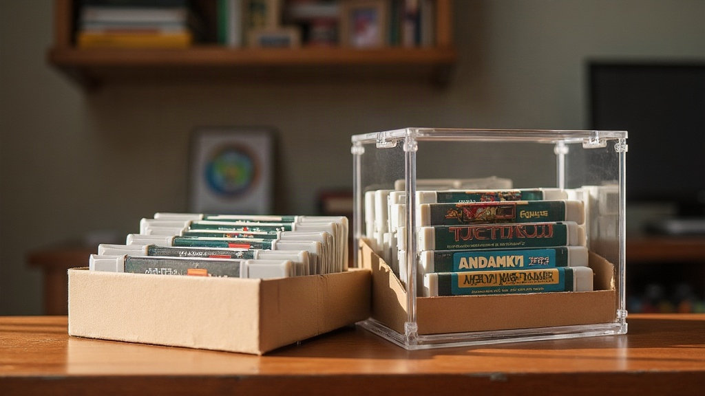 Cardboard Shoeboxes to Custom Acrylic Cases: Storing Genesis Carts